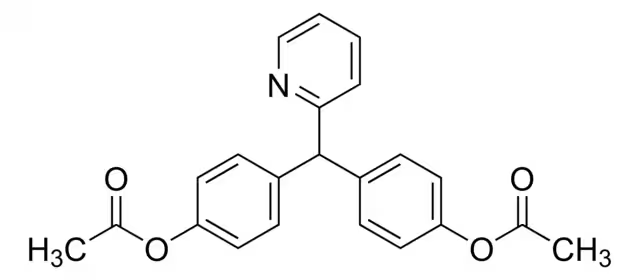 Bisacodyl structure, CAS 603-50-9