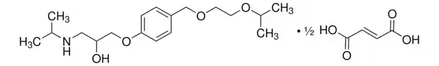 Bisoprolol fumarate structure, CAS 104344-23-2