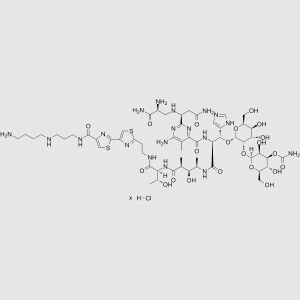 Bleomycin A5 hydrochloride structure, CAS 55658-47-4
