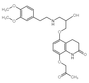 Bometolol structure, CAS 65008-93-7
