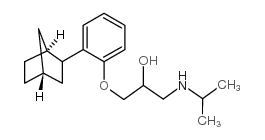 Bornaprolol structure, CAS 66451-06-7