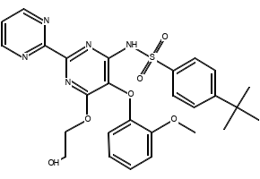 Bosentan structure, CAS 147536-97-8