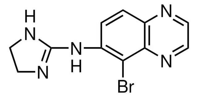 Brimonidine structure, CAS 59803-98-4