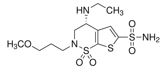Brinzolamide structure, CAS 138890-62-7