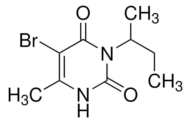Bromacil structure, CAS 314-40-9