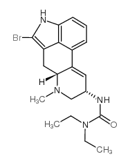 Bromerguride structure, CAS 83455-48-5