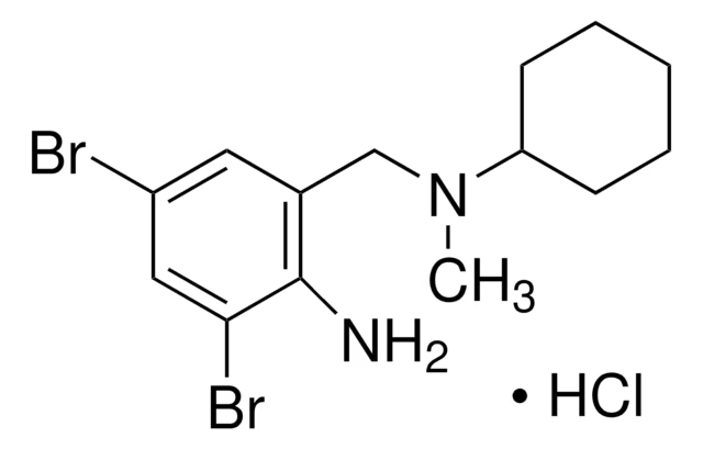 Bromohexine hydrochloride structure, CAS 611-75-6
