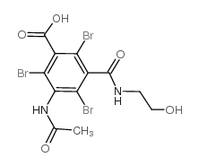 Broxitalamic acid structure, CAS 86216-41-3