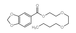 Bucarpolate structure, CAS 136-63-0