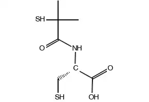 Bucillamine structure, CAS 65002-17-7