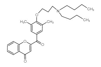 Bucromarone structure, CAS 78371-66-1