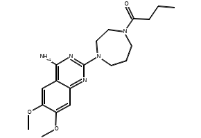 Bunazosin structure, CAS 80755-51-7