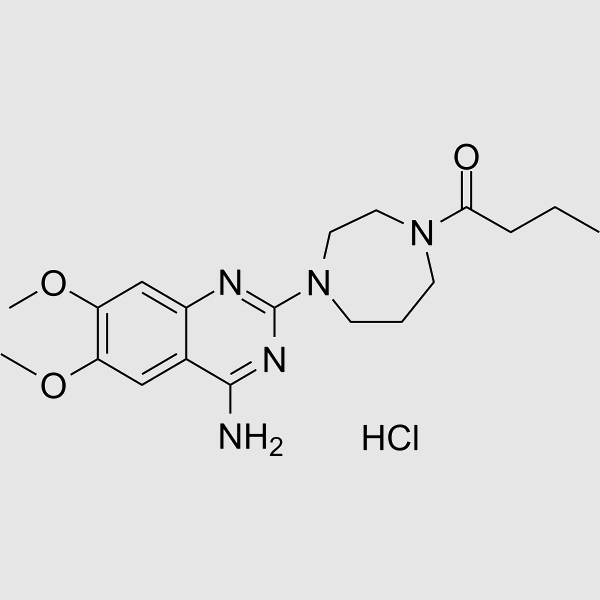 Bunazosin hydrochloride structure, CAS 52712-76-2