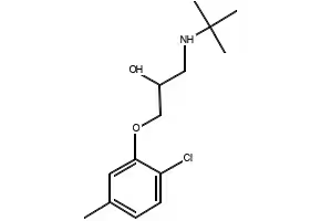 Bupranolol structure, CAS 14556-46-8