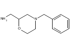(4-Benzyl-1,4-oxazinan-2-yl)methylamine structure, CAS 110859-47-7