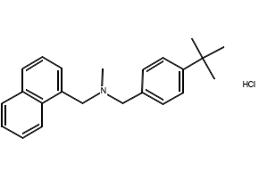 Butenafine hydrochloride structure, CAS 101827-46-7