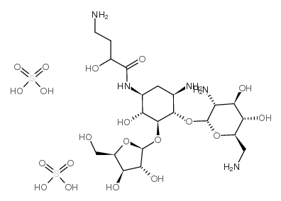 Butirosin disulfate structure, CAS 51022-98-1