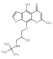 Butocrolol structure, CAS 55165-22-5