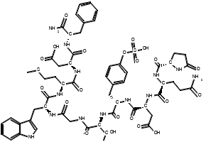 Caerulein structure, CAS 17650-98-5