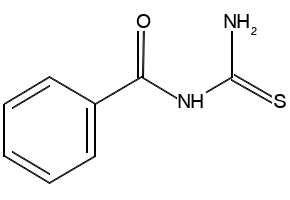 1-Benzoyl-2-thiourea structure, CAS 614-23-3