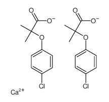Calcium clofibrate structure, CAS 39087-48-4