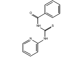 1-Benzoyl-3-(2-pyridyl)-2-thiourea structure, CAS 4921-86-2