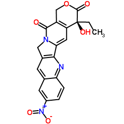 Camptothecin, 9-nitro-20(S) structure, CAS 104195-61-1