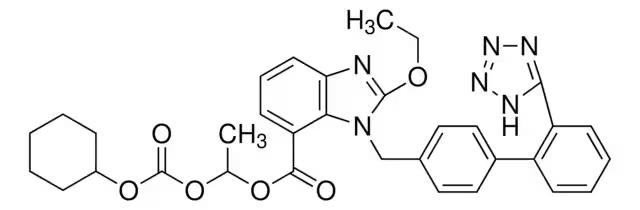 Candesartan cilexetil structure, CAS 145040-37-5