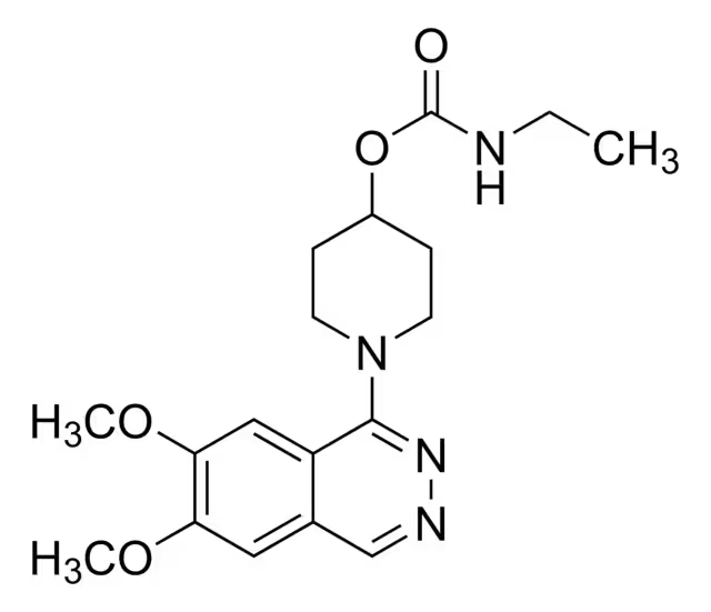 Carbazeran structure, CAS 70724-25-3