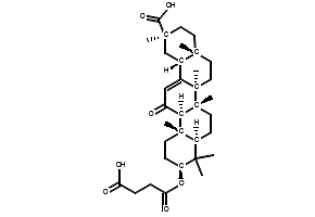 Carbenoxolone structure, CAS 5697-56-3