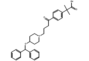 Carebastine structure, CAS 90729-42-3