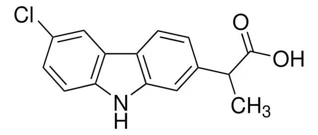 Carprofen structure, CAS 53716-49-7