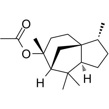 Cedryl acetate structure, CAS 77-54-3