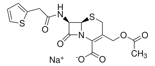 Cefalotin sodium structure, CAS 58-71-9