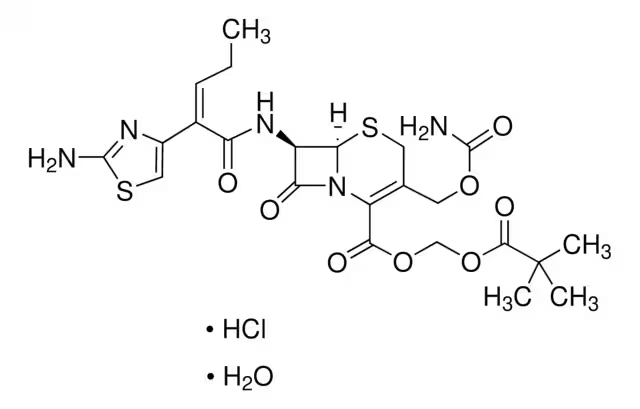 Cefcapene pivoxil structure, CAS 135889-00-8