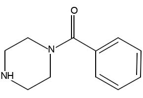 1-Benzoylpiperazine structure, CAS 13754-38-6