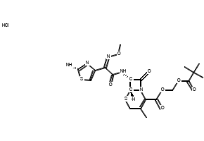 Cefetamet structure, CAS 65052-63-3