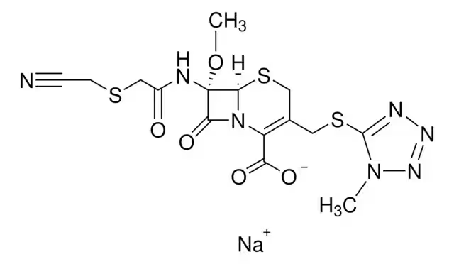 Cefmetazole structure, CAS 56796-20-4