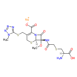 Cefminox sodium structure, CAS 92636-39-0