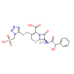 Cefonicid structure, CAS 61270-58-4