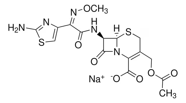 Cefotaxime sodium structure, CAS 64485-93-4