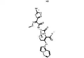 Cefozopran structure, CAS 113359-04-9