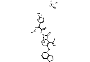 Cefpirome sulfate structure, CAS 98753-19-6