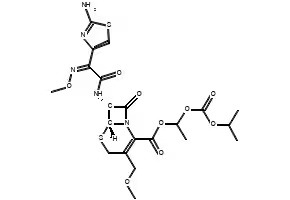 Cefpodoxime proxetil structure, CAS 87239-81-4