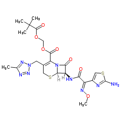 Cefteram pivoxil structure, CAS 82547-81-7