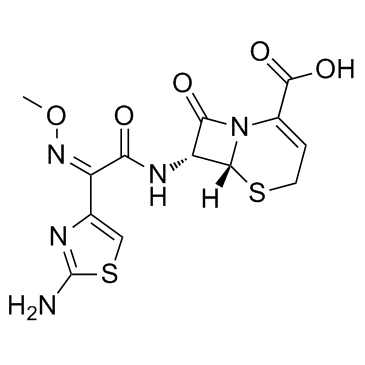 Ceftizoxime structure, CAS 68401-81-0