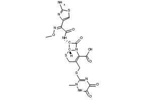 Ceftriaxone sodium structure, CAS 73384-59-5