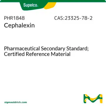 Cephalexin monhydrochloride structure, CAS 23325-78-2