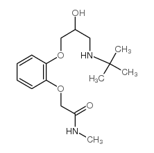 Cetamolol structure, CAS 34919-98-7