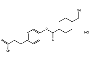 Cetraxate structure, CAS 34675-84-8